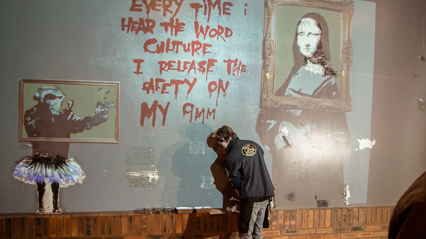 Banksy Restoration at Argyle Street Arches